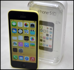 SB iPhone5c 16GB イエロー△１.JPG