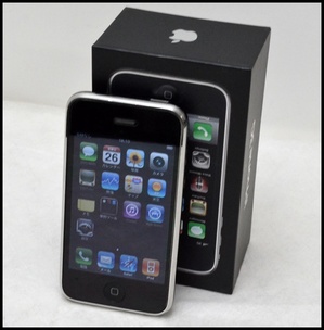 ソフト iPhone3G 8GB １ブラック傷１.JPG